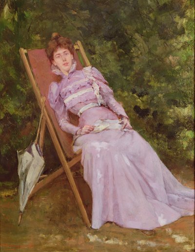 Donna in lilla da Andre Chrysenaar